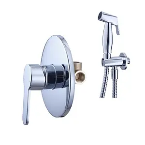 Смеситель для душа скрытого монтажа Swedbe Platta хром 5531, 2