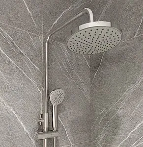 Душевая система со смесителем для ванны Milardo Simp хром SIMSB1FM06 Душевая система со смесителем для ванны Milardo Simp хром SIMSB1FM06, 4