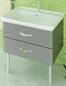 Тумба-умывальник подвесная Comforty Рим 60 серый Тумба-умывальник подвесная Comforty Рим 60 серый, 1