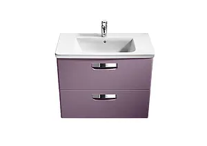 Тумба-умывальник подвесная Roca GAP 70 фиолетовый ZRU9302741+327471000, 3