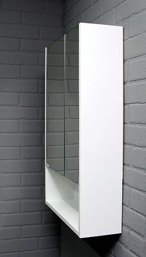 Шкаф-зеркало Айсберг Ева 50 белый DA5920HZ