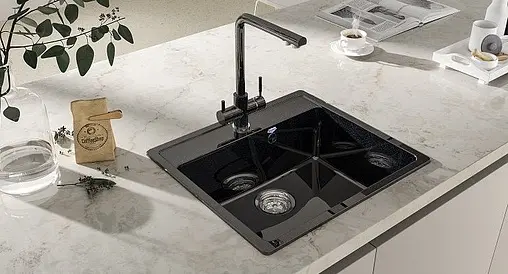 Мойка кухонная Ulgran UB-104-343 антрацит