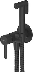 Гигиенический душ со смесителем WHITECROSS Y black чёрный матовый SYSYBI2BL Гигиенический душ со смесителем WHITECROSS Y black чёрный матовый SYSYBI2BL, 1
