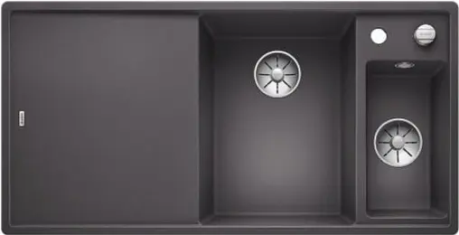 Мойка кухонная Blanco Axia III 6 S-F 100 R (доска ясень) тёмная скала 523484 Мойка кухонная Blanco Axia III 6 S-F 100 R (доска ясень) тёмная скала 523484