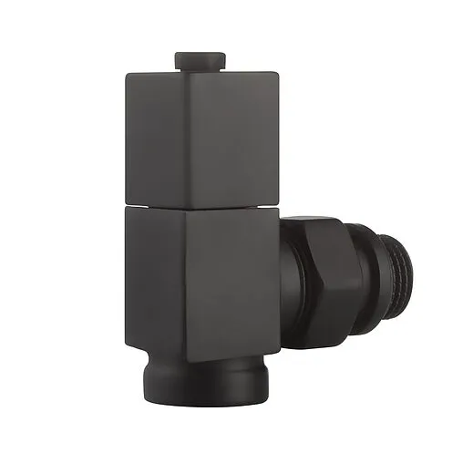 Комплект вентилей запорных угловых ½" в/н Royal Thermo Cube черный RTE 56.0009 Комплект вентилей запорных угловых ½" в/н Royal Thermo Cube черный RTE 56.0009