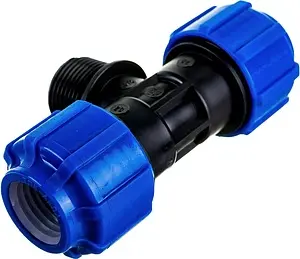 Тройник компрессионный переходной 25мм x ¾&quot;н x 25мм ТПК-Аква 51253425, 3