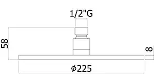 Лейка верхнего душа с настенным креплением Paffoni Master чёрный матовый ZSOF074NO+ZSOF034NO Лейка верхнего душа с настенным креплением Paffoni Master чёрный матовый ZSOF074NO+ZSOF034NO, 2