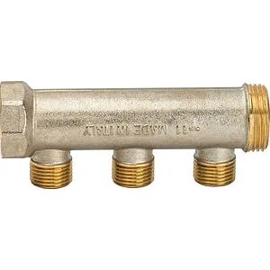 Коллектор распределительный проходной 3 отвода ¾"в/н x М24x19 Luxor CP 403 68532700 Коллектор распределительный проходной 3 отвода ¾"в/н x М24x19 Luxor CP 403 68532700, 3