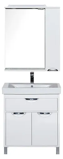 Шкаф-зеркало Aquanet Гретта 75 R белый 00176899