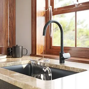 Смеситель для кухни с подключением к фильтру Am.Pm Like чёрный F8007722, 3