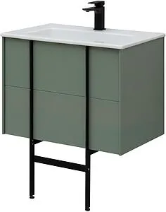 Тумба-умывальник подвесной Allen Brau Reality 70 олива 1.32004.CGM+, 4