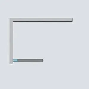 Шторка на ванну 500мм прозрачное стекло Radaway Modo PNJ 50 10006050-01-01, 5