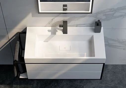 Тумба под умывальник подвесная Clarberg Logic T10/R белый LOG0110R Тумба под умывальник подвесная Clarberg Logic T10/R белый LOG0110R