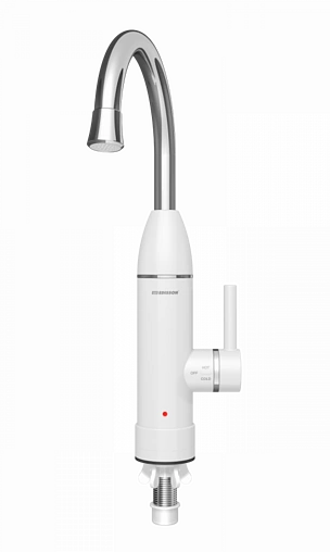 Кран-водонагреватель проточный Edisson Mini 3000 белый/хром 221007