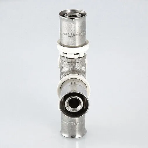 Крестовина пресс редукционная 20мм x 16мм x 20мм x 16мм Valtec VTm.241.N.201620