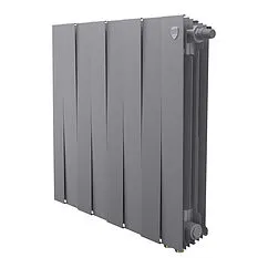 Радиатор биметаллический 8 секций нижнее правое подключение Royal Thermo PianoForte 500 VR80 Silver Satin RTPSVR803050008 Радиатор биметаллический 8 секций нижнее правое подключение Royal Thermo PianoForte 500 VR80 Silver Satin RTPSVR803050008