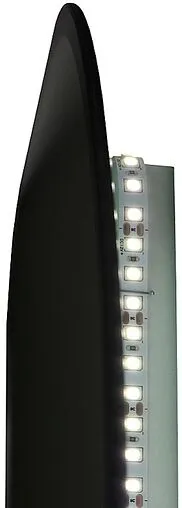 Зеркало с подсветкой Continent Torry Led 100x70 с фоновой подсветкой, бесконтактным сенсором белый ЗЛП1528