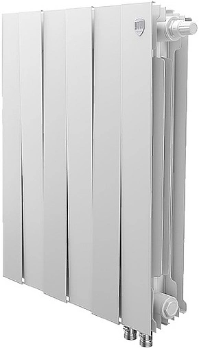 Радиатор биметаллический 6 секций нижнее правое подключение Royal Thermo PianoForte VD 500 Bianco Traffico RTPNVD50006