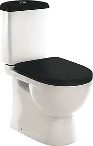 Унитаз-компакт Sanita Luxe Best Color Black белый/черный WC.CC/Best/2-DM/BLK.G/S1 Унитаз-компакт Sanita Luxe Best Color Black белый/черный WC.CC/Best/2-DM/BLK.G/S1, 1