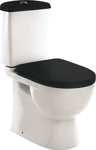 Унитаз-компакт Sanita Luxe Best Color Black белый/черный WC.CC/Best/2-DM/BLK.G/S1