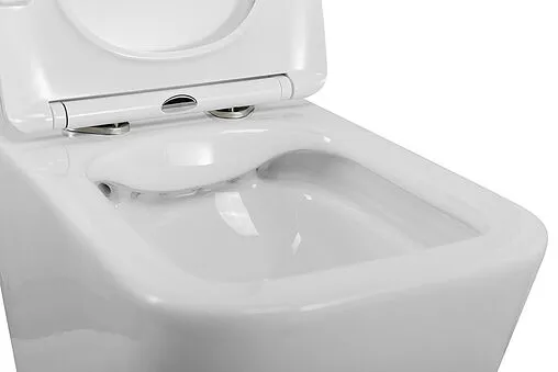 Унитаз подвесной безободковый BelBagno Due белый BB7107CHR/SC Унитаз подвесной безободковый BelBagno Due белый BB7107CHR/SC