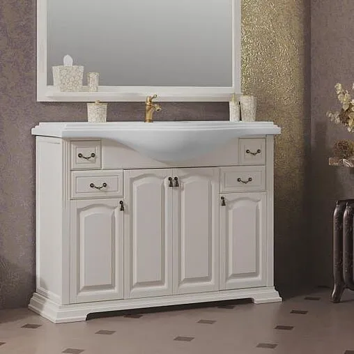 Тумба-умывальник напольная Opadiris Риспекто 100 слоновая кость Z0000006705+4640021060926