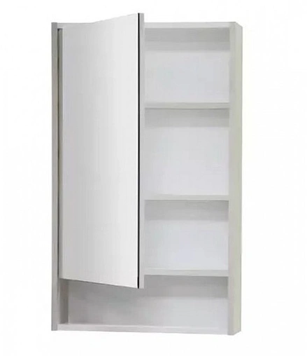 Шкаф-зеркало Aquaton Рико 50 белый/ясень фабрик 1A212302RIB90