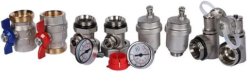 Группа коллекторная с расходомерами 8 отводов 1&quot;в/в x ¾&quot;ек Luxor CD 473M/8 15652708MN