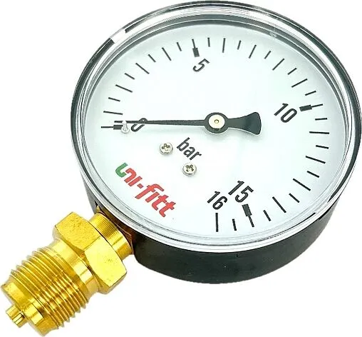 Манометр радиальный Uni-fitt 80мм 16 бар ½" 301D4042 Манометр радиальный Uni-fitt 80мм 16 бар ½" 301D4042