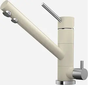 Смеситель для кухни с подключением к фильтру Omoikiri Tonami-BE ваниль/хром 4994059 Смеситель для кухни с подключением к фильтру Omoikiri Tonami-BE ваниль/хром 4994059, 1