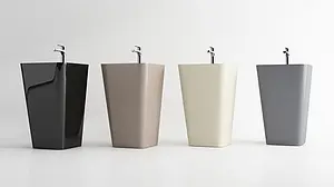 Раковина ISVEA Sott'Aqua 50 антрацит 10SQ37001SV-2C, 5