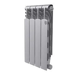 Радиатор биметаллический 4 секций Royal Thermo Revolution B 500 Silver Satin RTRBS3050004 Радиатор биметаллический 4 секций Royal Thermo Revolution B 500 Silver Satin RTRBS3050004