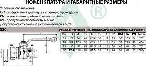 Кран шаровый с американкой 1"в x 1"н Bugatti Oregon 03200034, 2