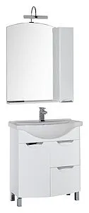 Шкаф-зеркало Aquanet Асти 75 белый 180077 Шкаф-зеркало Aquanet Асти 75 белый 180077, 3