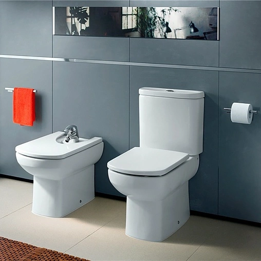 Биде напольное Roca Dama Senso белый 357517000