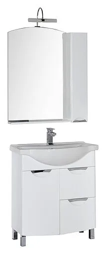 Шкаф-зеркало Aquanet Асти 75 белый 180077