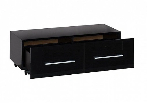 Тумба подкатная Aquanet Верона 90 чёрный 00172338