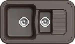 Мойка кухонная Ewigstein Antik A-60KF шоколад Мойка кухонная Ewigstein Antik A-60KF шоколад, 3