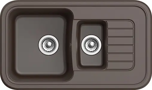 Мойка кухонная Ewigstein Antik A-60KF шоколад