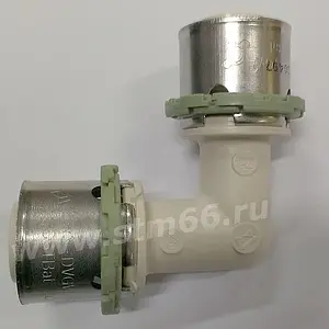 Уголок пресс соединительный 26мм Comap SkinPress PPSU P090L26 Уголок пресс соединительный 26мм Comap SkinPress PPSU P090L26, 2