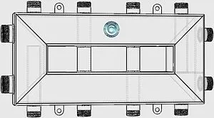 Распределительный коллектор 5 контуров с гидрострелкой 1¼"н x 1"н Север-Компакт+(Aisi) 1915053 Распределительный коллектор 5 контуров с гидрострелкой 1¼"н x 1"н Север-Компакт+(Aisi) 1915053, 4