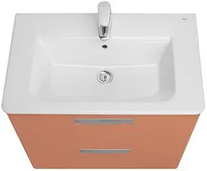 Тумба-умывальник подвесная Roca The Gap Original 70 терракота ZRU9307838+327471000 Тумба-умывальник подвесная Roca The Gap Original 70 терракота ZRU9307838+327471000, 3