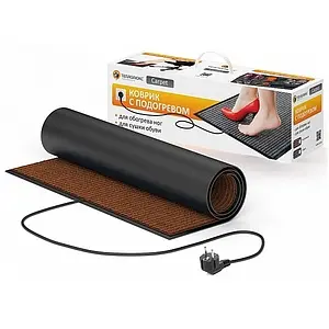 Коврик подогреваемый Теплолюкс Carpet 800x500 коричневый ребристый ворс Коврик подогреваемый Теплолюкс Carpet 800x500 коричневый ребристый ворс, 1