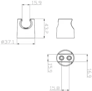 Гигиенический душ с держателем Lemark хром LM8077C, 3