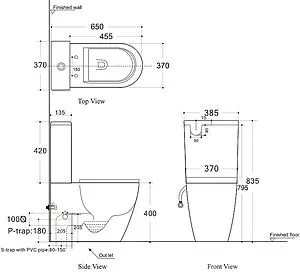 Бачок для унитаза Logan L1T белый 00261950 Бачок для унитаза Logan L1T белый 00261950, 2
