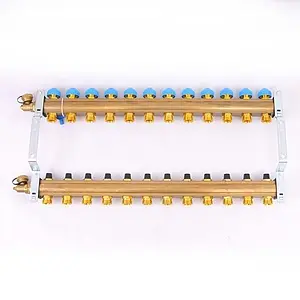 Группа коллекторная без расходомеров 12 отводов 1"в/в x ¾"ек Watts HKV 10004192 Группа коллекторная без расходомеров 12 отводов 1"в/в x ¾"ек Watts HKV 10004192, 5