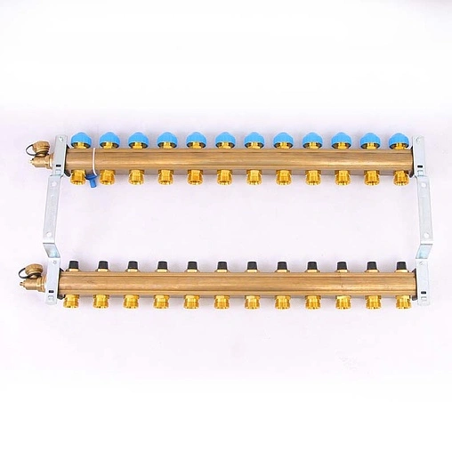 Группа коллекторная без расходомеров 12 отводов 1"в/в x ¾"ек Watts HKV 10004192