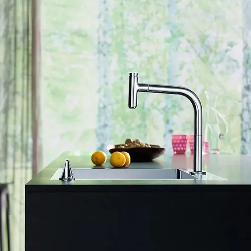 Мойка кухонная с встроенным смесителем Hansgrohe C71-F450-06 55x50 хром 43201000