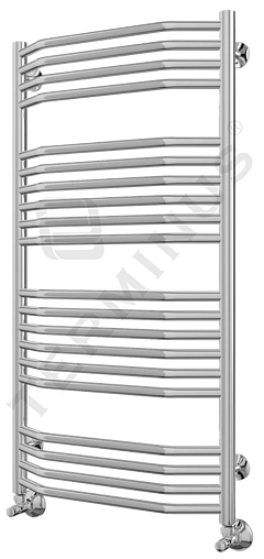 Полотенцесушитель водяной лесенка Terminus Виктория П20 500х1006 полированная сталь 4620768886492
