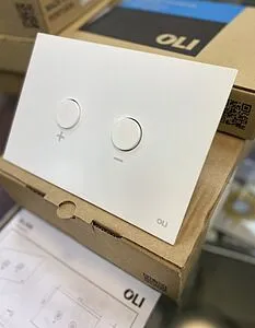 Клавиша смыва для унитаза OLI Blink 216621 белый, 4